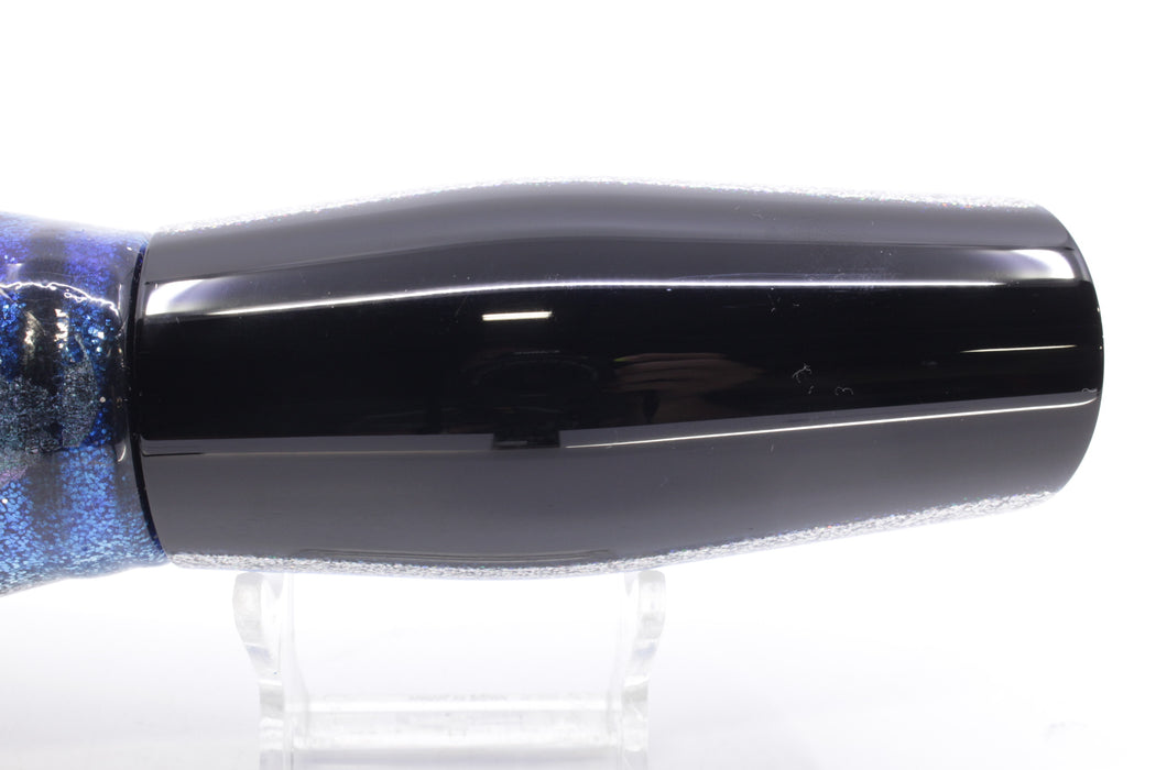 Moyes Lures Blue MOP Black-Silver Back Large Dark-N-Stormy 14" 13.5oz Skirted