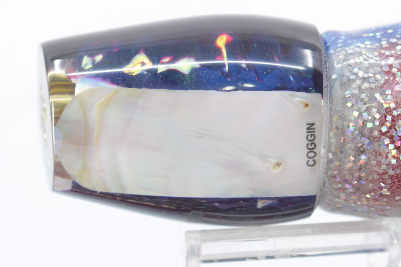 Coggin Lures Superman Diamond Dichro Blue-Red Back 4-Hole Copa Teardrop Slant 12" 10oz