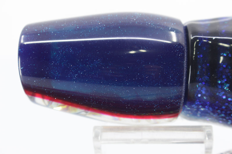 Coggin Lures Superman Diamond Dichro Blue-Red Back 4-Hole Copa Teardrop Slant 12" 10oz