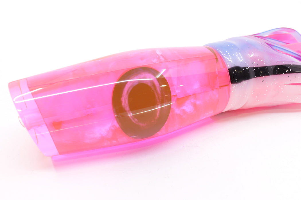 Moyes Lures Fluorescent Pink MOP Large Dark-N-Stormy 14" 13.5oz Skirted Gay Bob