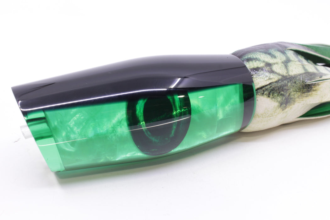 Moyes Lures Green MOP Black Back Large Dark-N-Stormy 14" 10oz ALV Mackerel