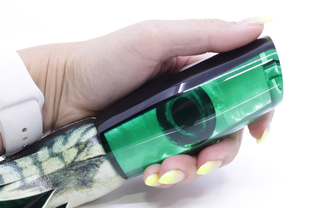 Moyes Lures Green MOP Black Back Large Dark-N-Stormy 14" 10oz ALV Mackerel