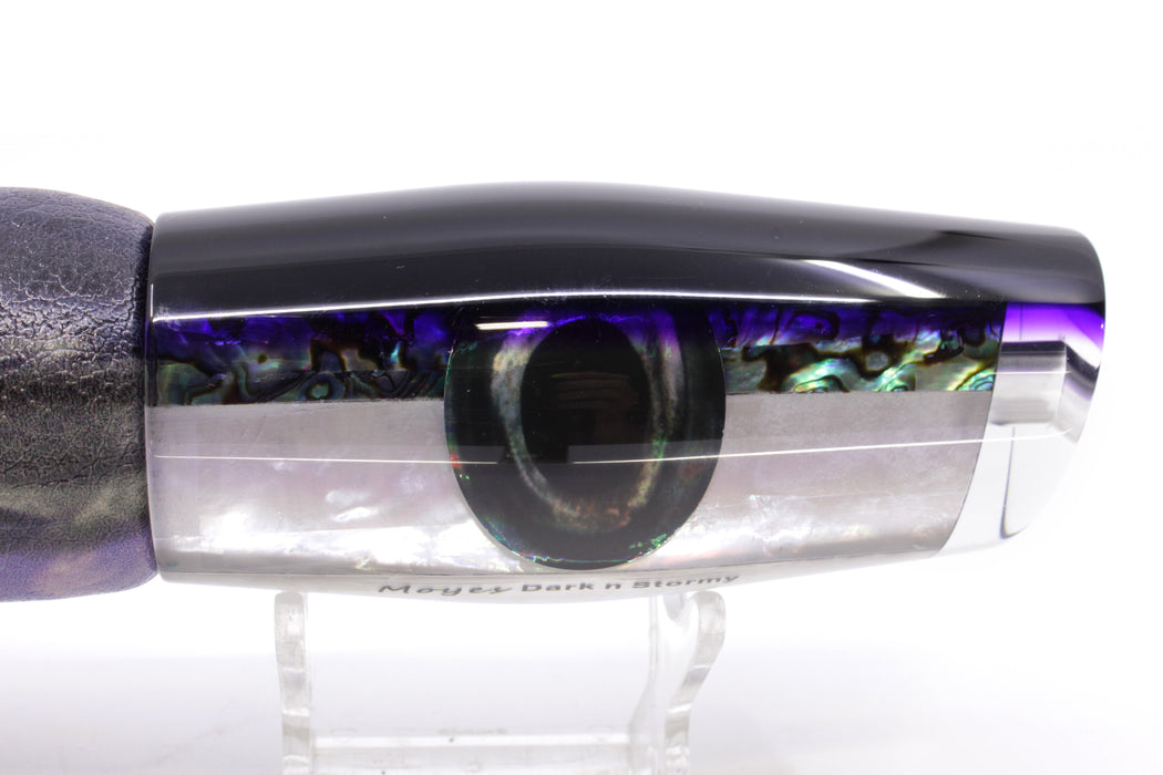 Moyes Lures Skipjack Paua-MOP Black-Purple Back Large Dark-N-Stormy 14" 10oz ALV