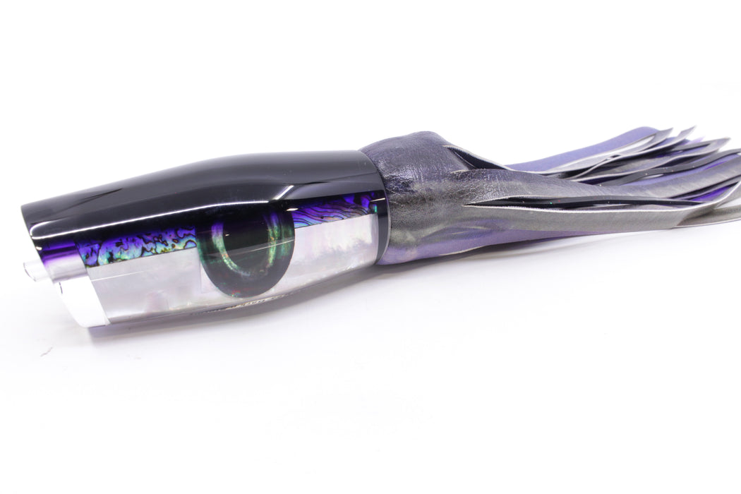 Moyes Lures Skipjack Paua-MOP Black-Purple Back Large Dark-N-Stormy 14" 10oz ALV