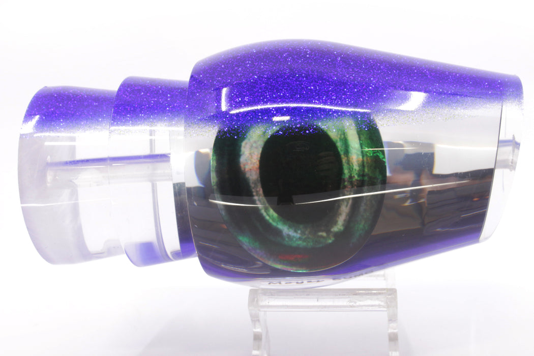 Moyes Lures Mirrored Blue Glittered Back Taxi Eyes Sumo Teaser 22oz EZ-K