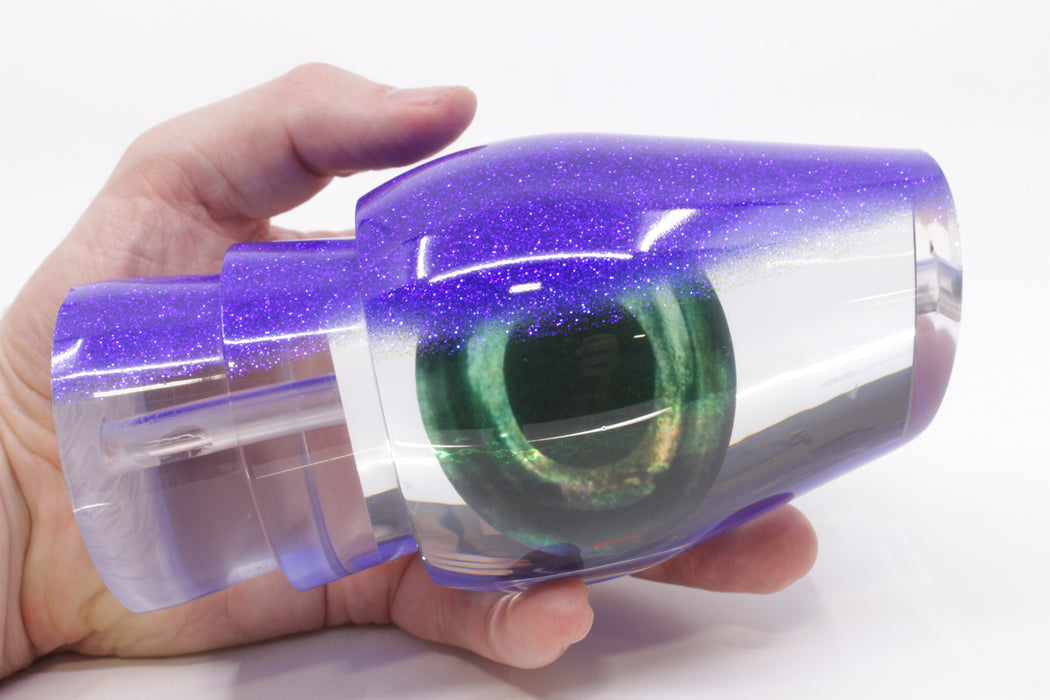 Moyes Lures Mirrored Blue Glittered Back Taxi Eyes Sumo Teaser 22oz EZ-K