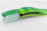 Coggin Lures White Pearl Glass Green Back Medium Copalure Invert 10" 8oz