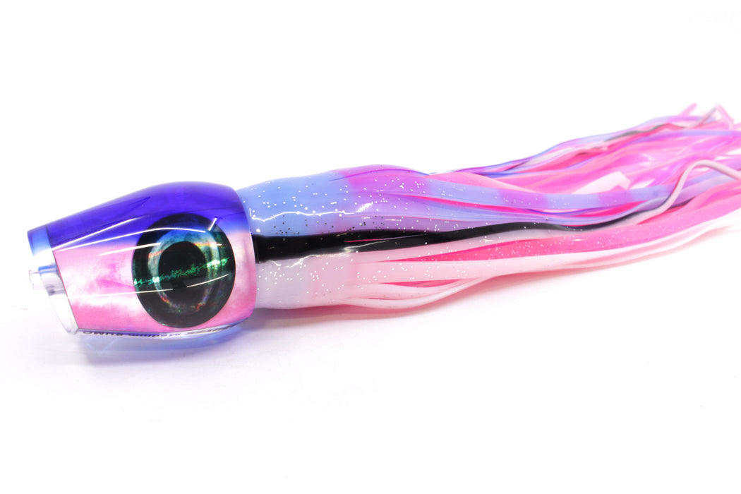 Moyes Lures Pink MOP Blue Back Medium Sumo 12" 6.8oz Skirted Gay Bob Pre-Rigged