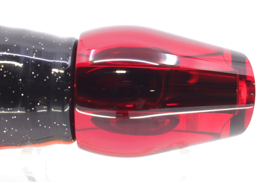 Moyes Lures Red Mirrored Medium Sumo 12" 6.8oz Skirted Black-Red