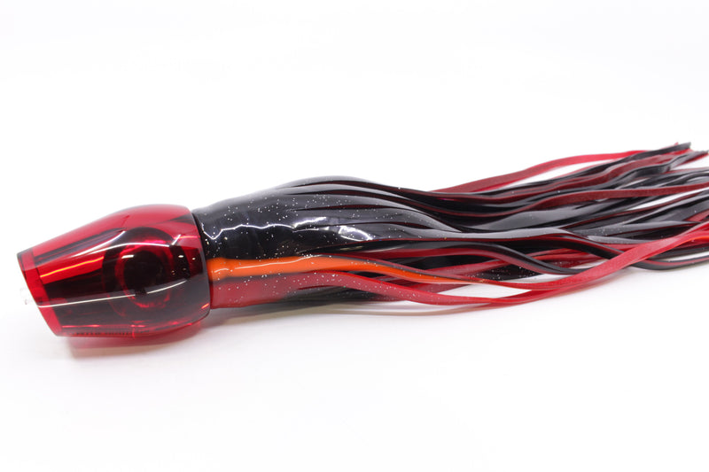 Moyes Lures Red Mirrored Medium Sumo 12" 6.8oz Skirted Black-Red