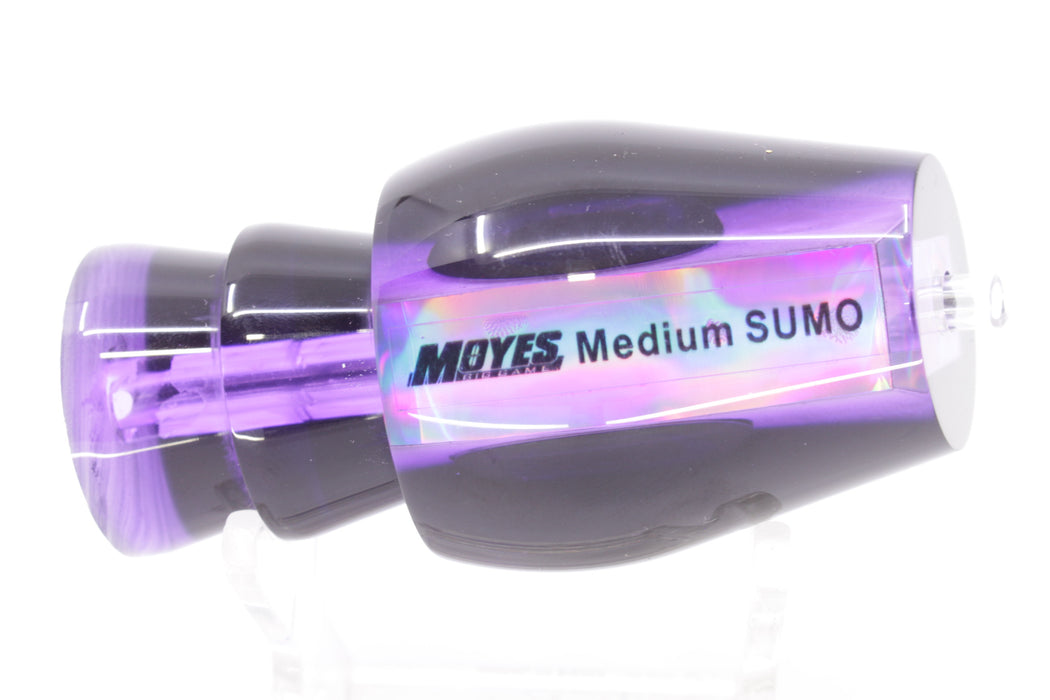 Moyes Lures Purple MOP Black Back Taxi Eyes Medium Sumo 12" 3.7oz
