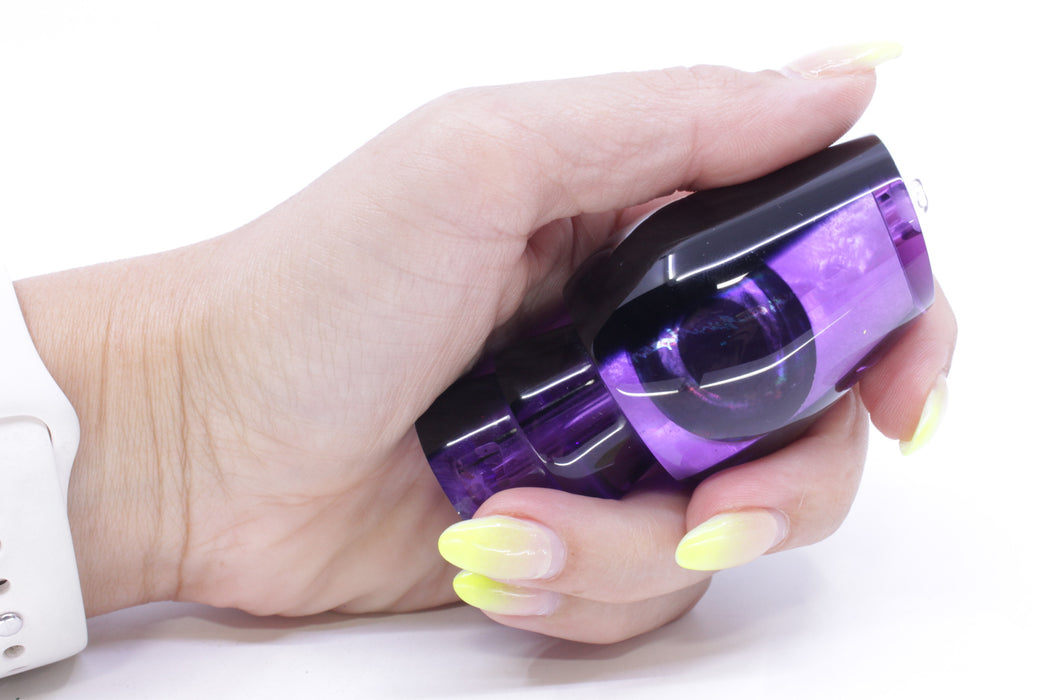 Moyes Lures Purple MOP Black Back Taxi Eyes Medium Sumo 12" 3.7oz