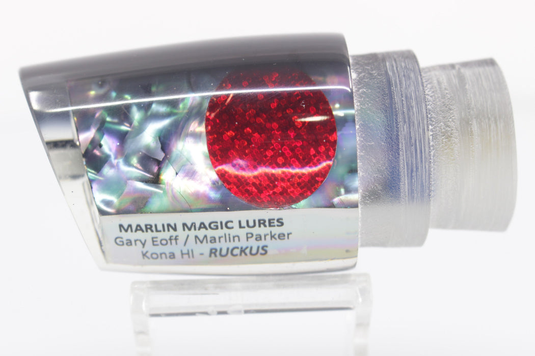 Marlin Magic Rainbow MOP Black Back Red Eyes Ruckus 12" 7.2oz
