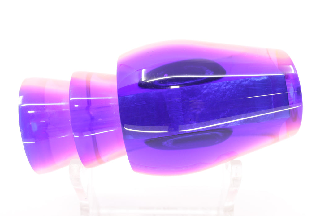 Moyes Lures Pink Resin MOP Blue Back Taxi Eyes Medium Sumo 12" 3.7oz