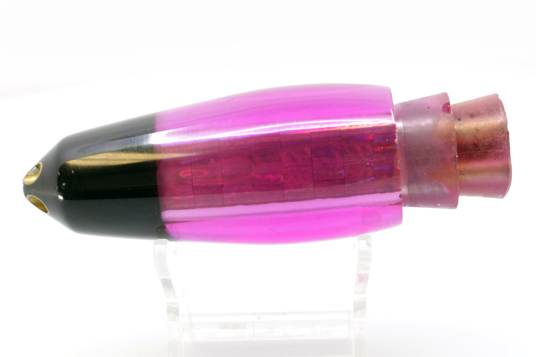 Joe Yee Pink Rainbow Black Pearl Tip 4-Hole Reverse Taper Bullet 12" 7.6oz New