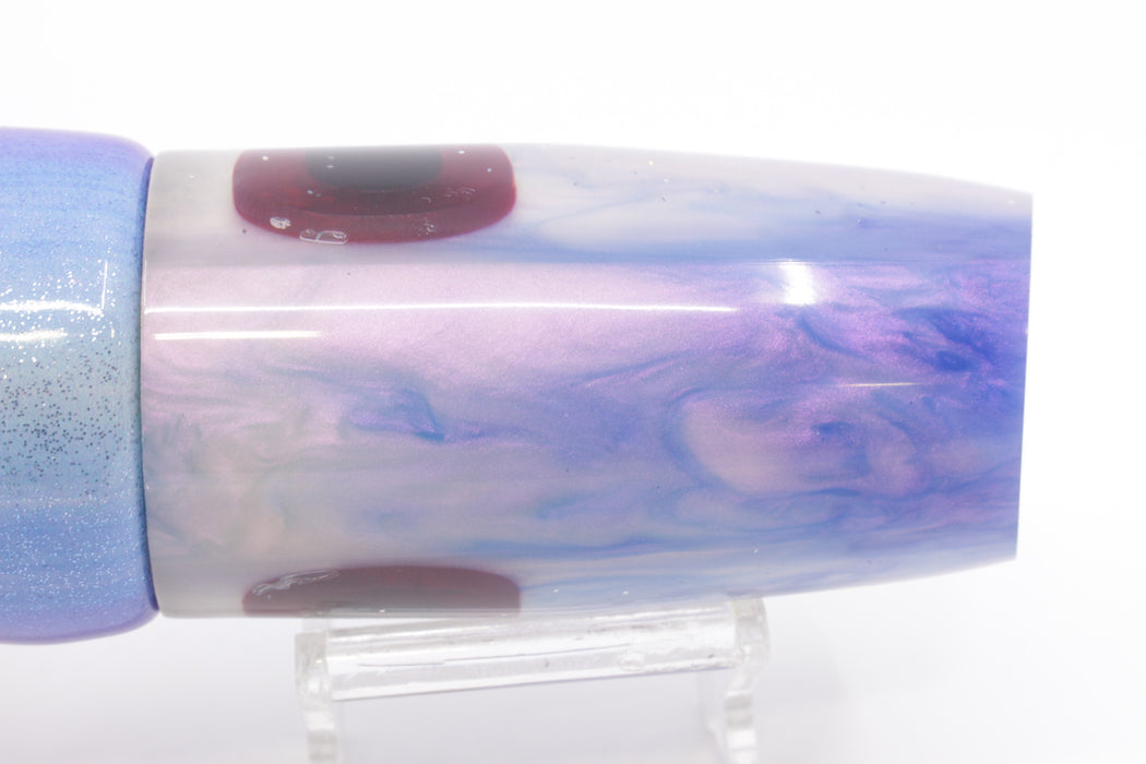 Tanigawa Lures Purple-Strawberry Swirl Large Plunger 14" 8.8oz Fired Up Vinyl Blueberry