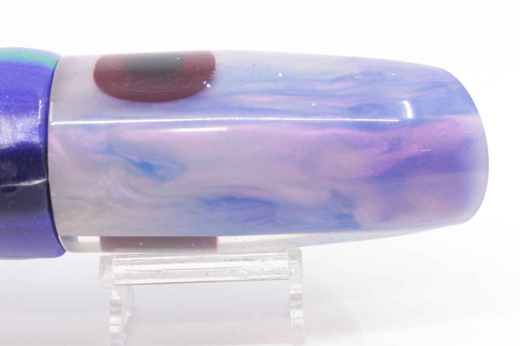 Tanigawa Lures Purple-Strawberry Swirl Large Plunger 14" 8.8oz Fired Up Vinyl Blueberry