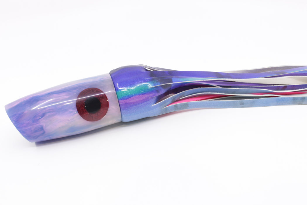 Tanigawa Lures Purple-Strawberry Swirl Large Plunger 14" 8.8oz Fired Up Vinyl Blueberry