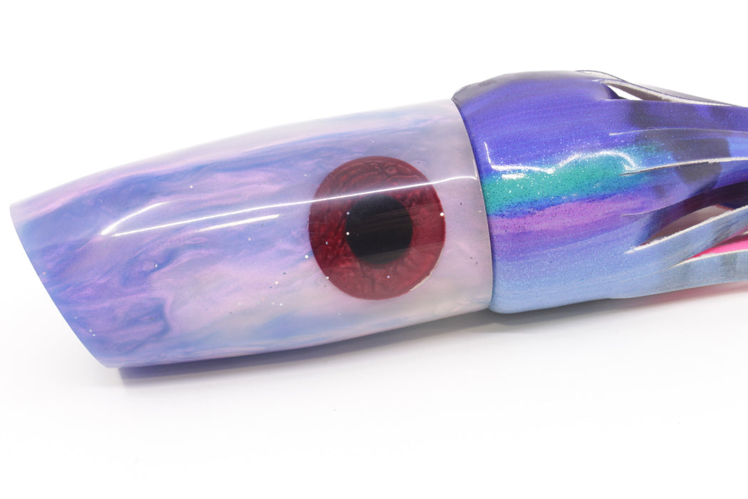 Tanigawa Lures Purple-Strawberry Swirl Large Plunger 14" 8.8oz Fired Up Vinyl Blueberry