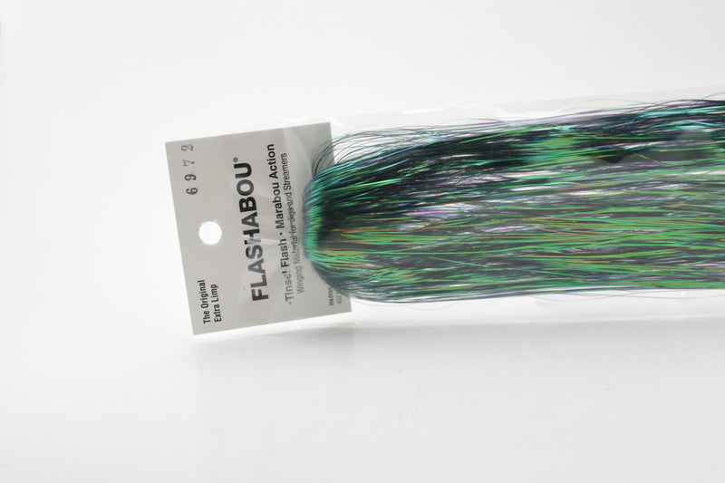 Flashabou Dyed-Pearl 10" Color #6972 - Peacock Green EZ-K