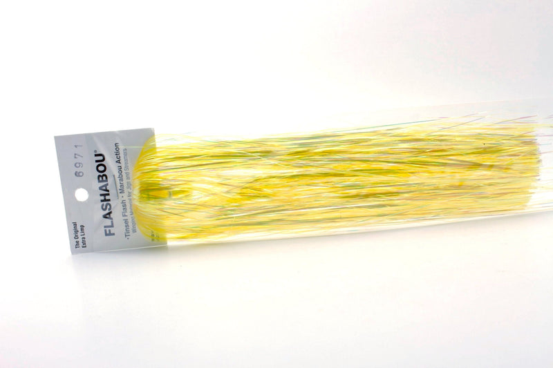 Flashabou Dyed-Pearl 10" Color #6971 - Yellow EZ-K
