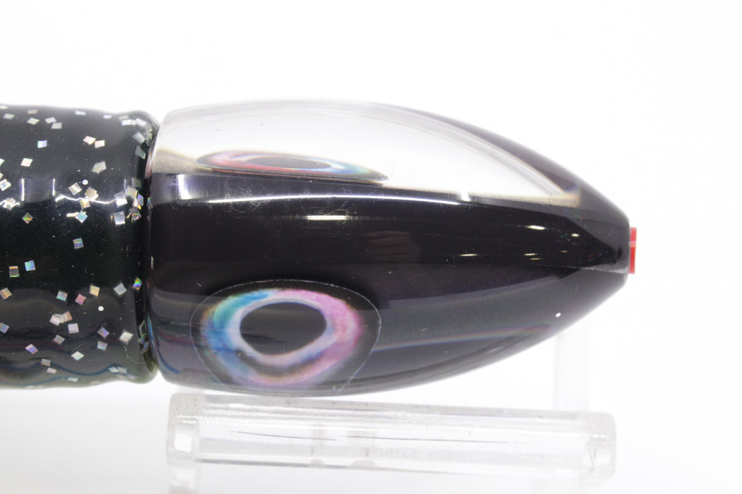 Aloha Lures Black Rainbow Uncle Moe 9" 5oz Skirted Magic Johnson