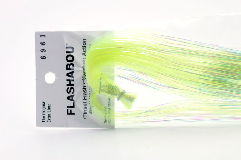 Flashabou Dyed-Pearl 10" Color #6961 - Fluorescent Yellow EZ-K