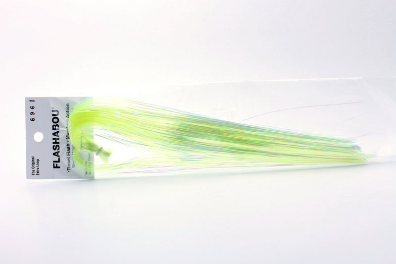 Flashabou Dyed-Pearl 10" Color #6961 - Fluorescent Yellow EZ-K