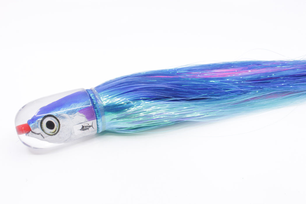 Aloha Lures Blue-Ice Blue Back Large Magic Malolo 12" 7oz Strobez Blue-Ice Blue/Pink