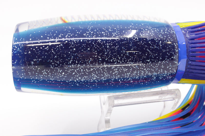 Amaral Lures Blue Rainbow Scale Blue Back Naja 16" 14.5oz Blue-Yellow-Blue