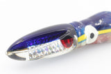 Tom Futa Lures Silver Rainbow Scale Blue Back Cut Bullet 9" 5.7oz New Pre-Owned