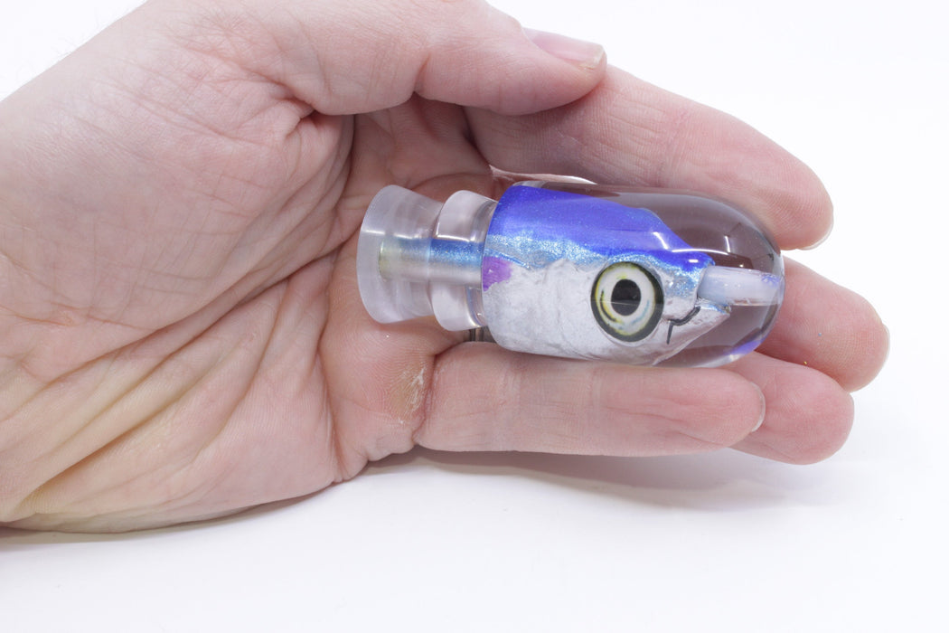 Aloha Lures Blue-Ice Blue Back Purple Fins Magic Malolo 9" 3oz EZ-K