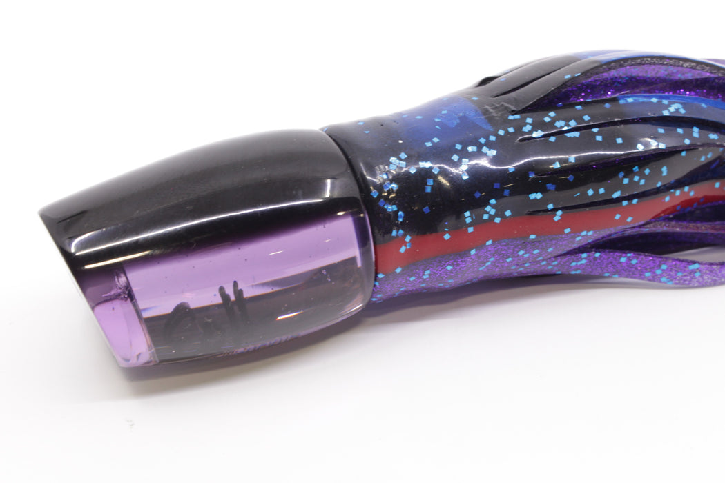 Marlin Magic Purple Mirrored Black Back Baby Ruckus 10" 6.5oz Skirted Black-Blue-Purple