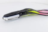 Moyes Lures Clear Mirrored Black Back Sicario Bullet 8" 5.8oz Skirted