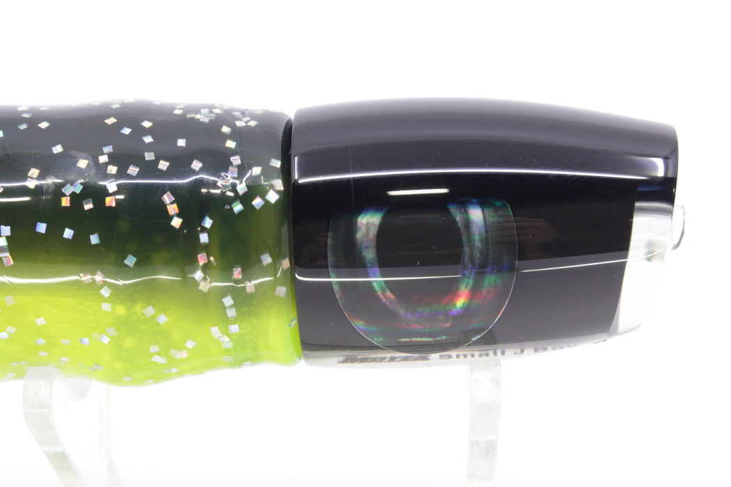 Moyes Lures Black Pearl Black Back Small J-Boy 9" 3.5oz Skirted Magic Johnson