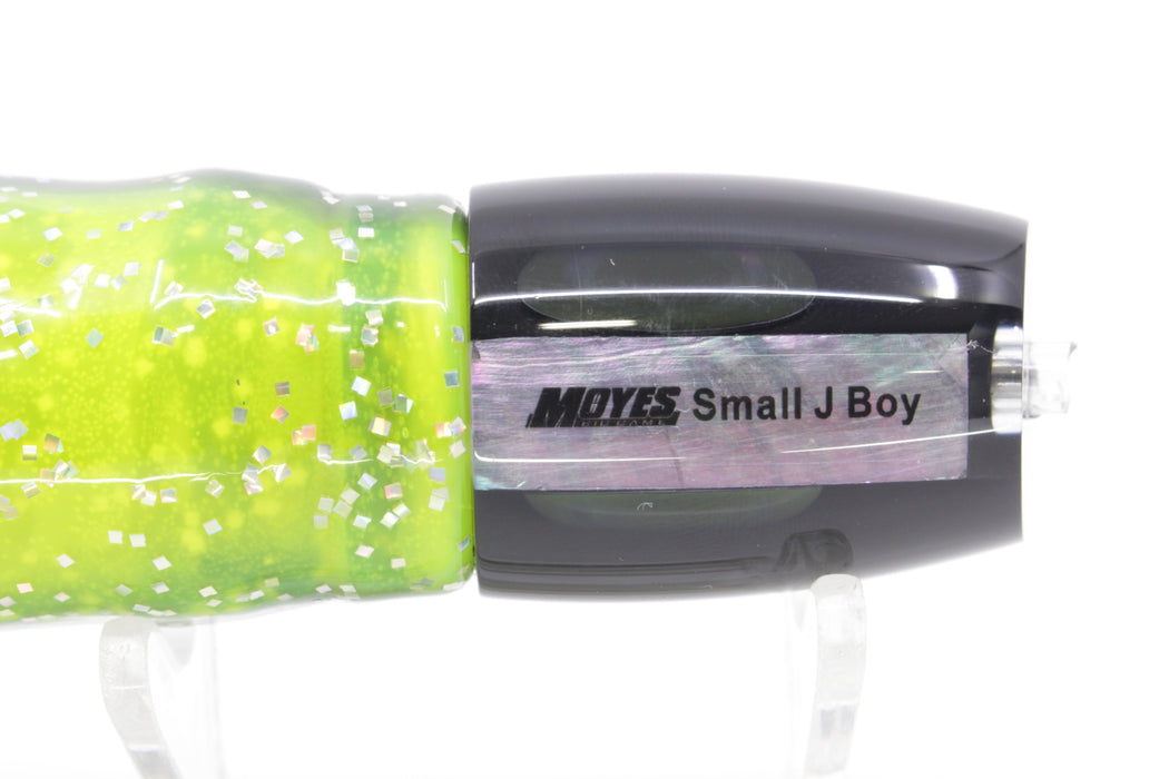 Moyes Lures Black Pearl Black Back Small J-Boy 9" 3.5oz Skirted Magic Johnson