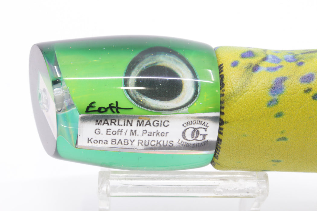 Marlin Magic Lime Green MOP Green Back #1 Baby Ruckus 10" 5.5oz ALV Mahi