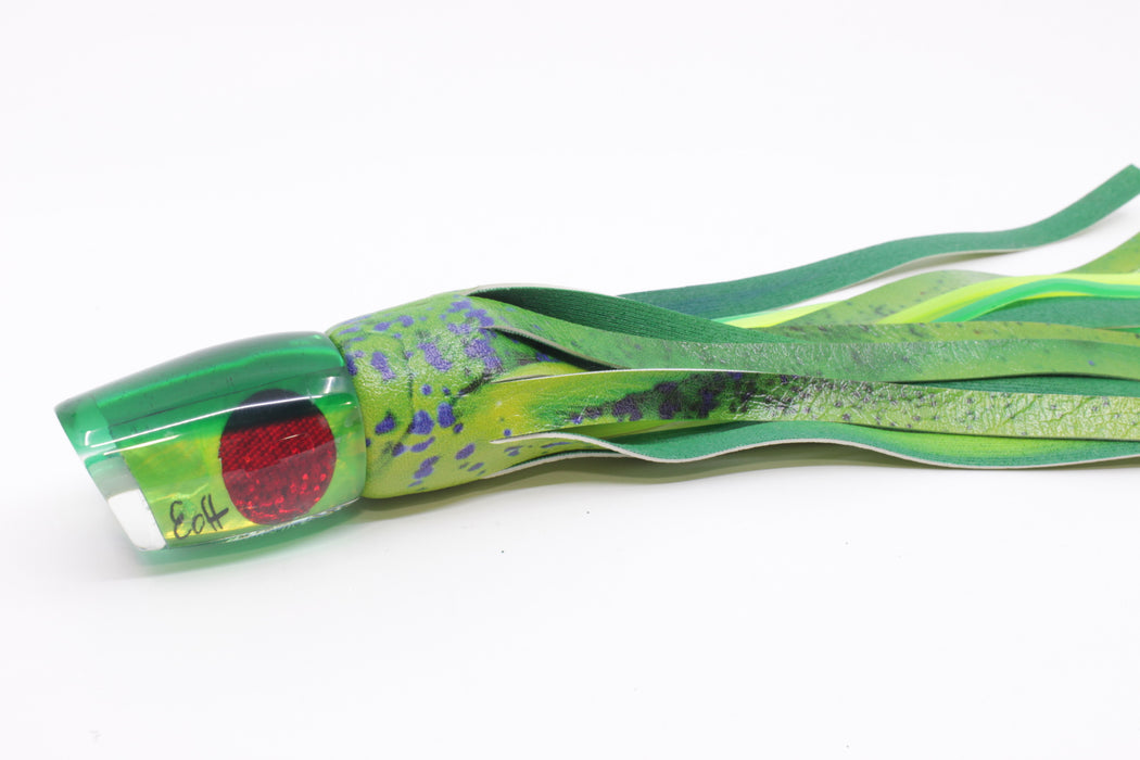 Marlin Magic Lime Green MOP Green Back Red Eyes Baby Ruckus 10" 5.5oz ALV Mahi