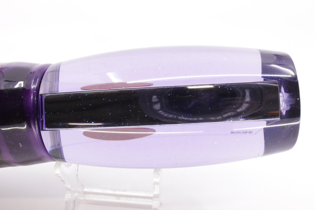 Bonze Lures Purple Mirrored Red Eyes Violator 14" 17oz Skirted Purple Skipjack