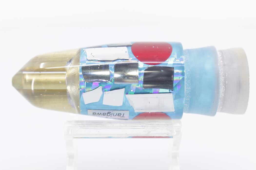 Tanigawa Lures Ice Blue Rainbow Cracked Glass 2-Hole Bullet 9"+ 7.8oz EZ-K