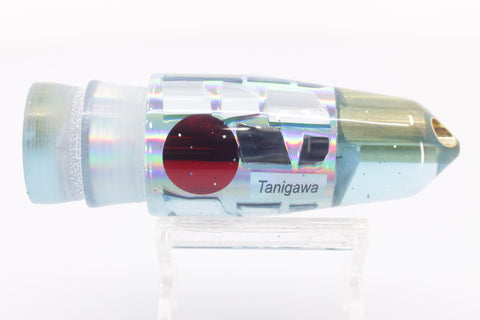 Tanigawa Lures Ice Blue-Silver Rainbow Cracked Glass 2-Hole Bullet 9"+ 7.8oz