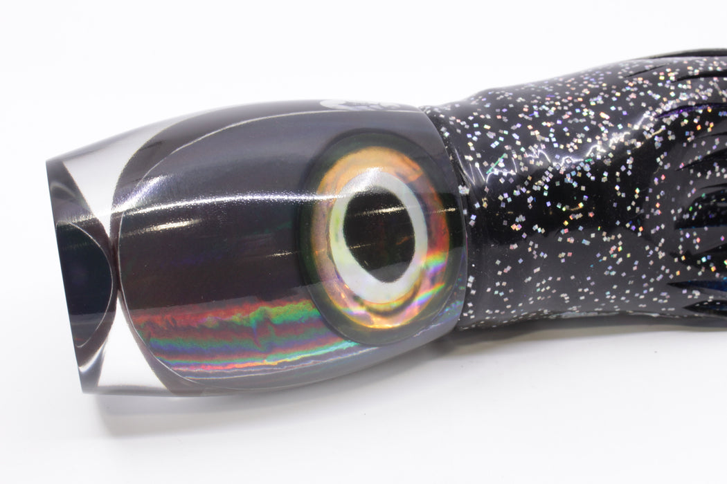 Aloha Lures Black Rainbow Xtreme Beauty 16" 21.2oz Skirted Black/Purple-Blue