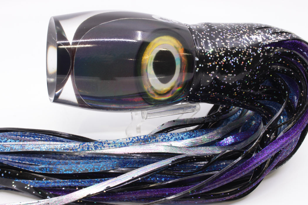 Aloha Lures Black Rainbow Xtreme Beauty 16" 21.2oz Skirted Black/Purple-Blue