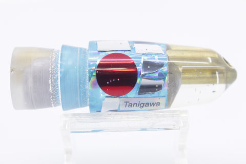 Tanigawa Lures Ice Blue Rainbow Cracked Glass 2-Hole Bullet 7" 5oz