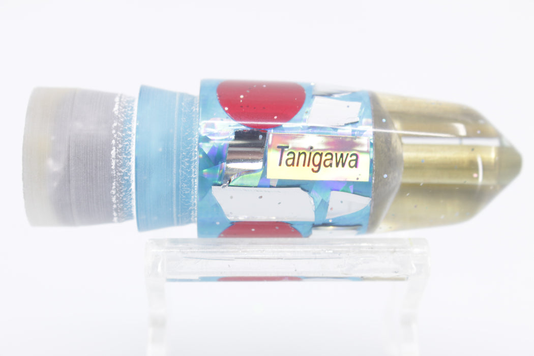 Tanigawa Lures Ice Blue Rainbow Cracked Glass 2-Hole Bullet 7" 5oz EZ-K