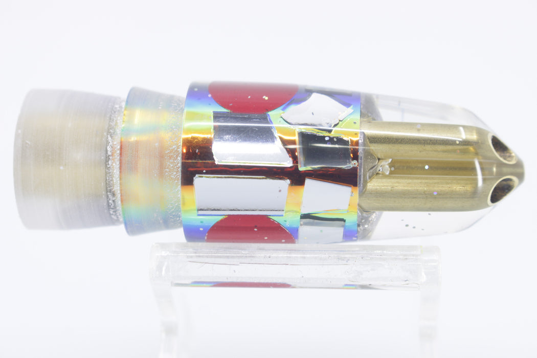 Tanigawa Lures Rainbow Cracked Glass 2-Hole Bullet 7" 5oz EZ-K