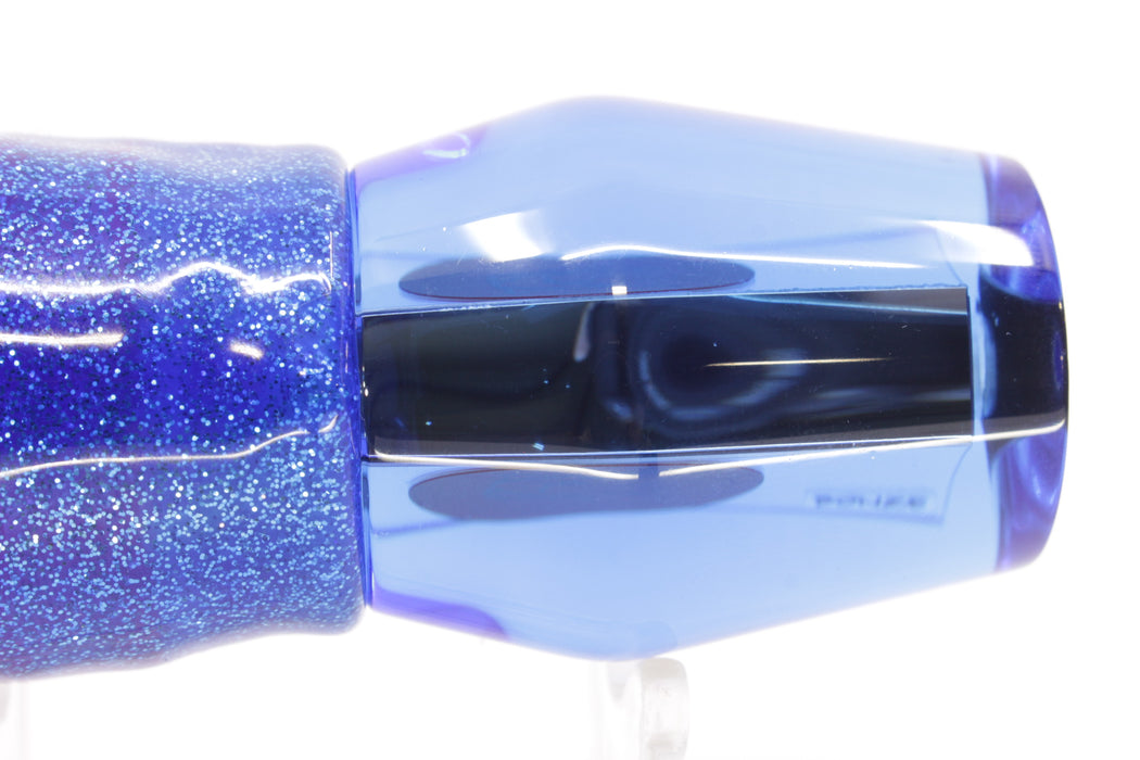 Bonze Lures Blue Mirrored Red Eyes Trojan 10" 5oz Skirted Blue-Silver/Pink