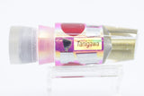 Tanigawa Lures Pink Rainbow Cracked Glass 2-Hole Slant 7" 5oz