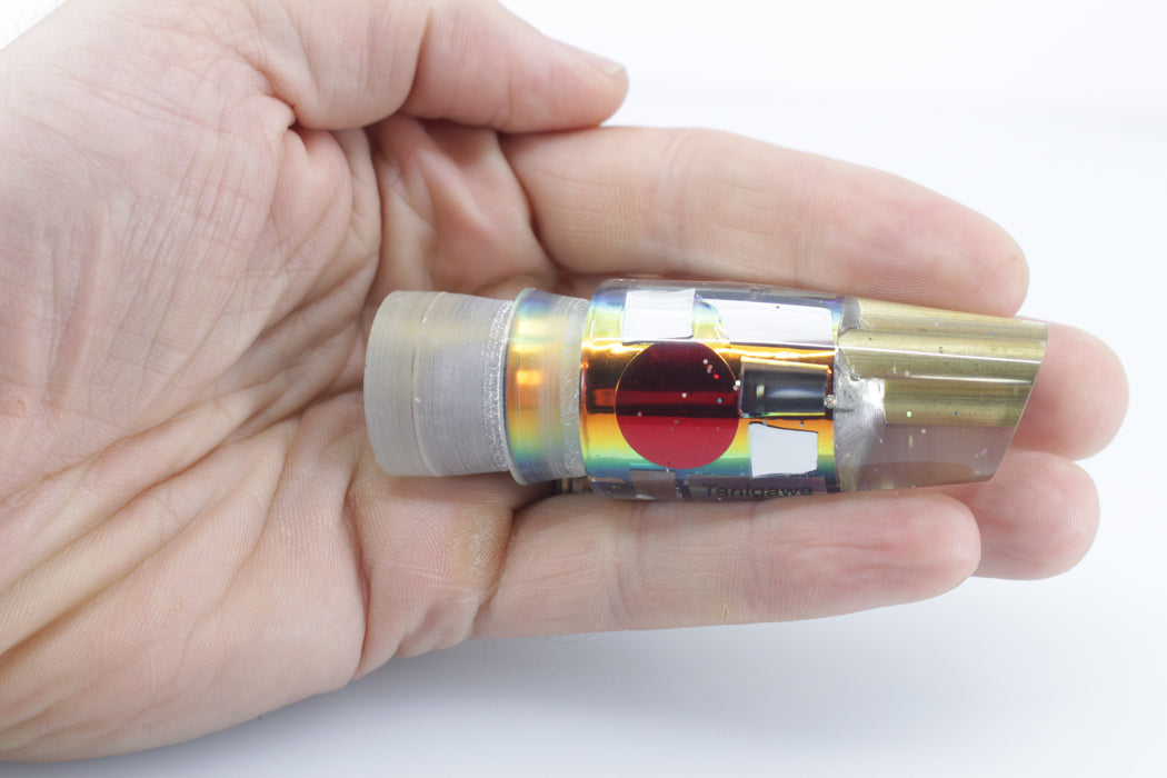 Tanigawa Lures Rainbow Cracked Glass 2-Hole Slant 7" 5oz EZ-K