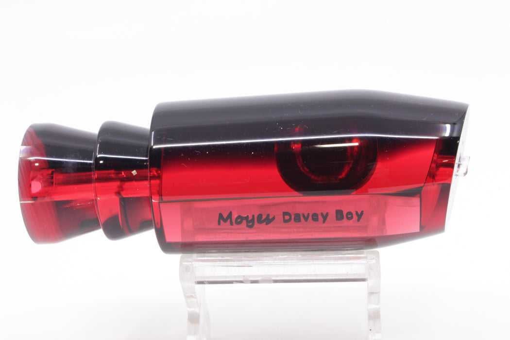 Moyes Lures Red Mirrored Black Back Davey Boy 12" 5oz